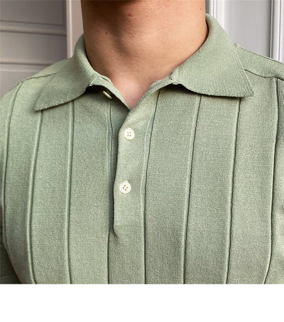 Polo Slim Fit de Manga Corta para Hombre - Diseño Versátil y Moderno - Image 10