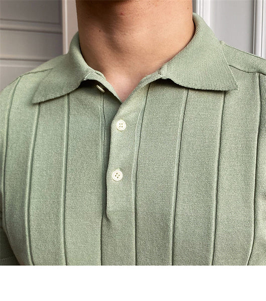 Polo Slim Fit de Manga Corta para Hombre - Diseño Versátil y Moderno - Image 10