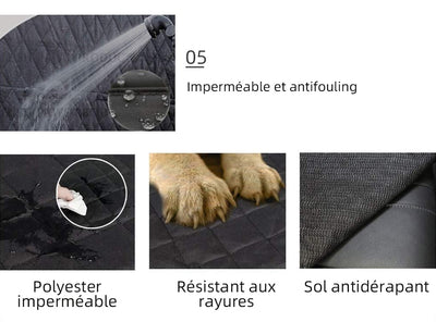 Protector de Asiento para Mascotas con Malla Ventilada y Bolsillos - Image 25