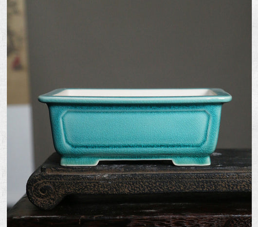 Maceta Rectangular de Cerámica Arena Púrpura - Image 11