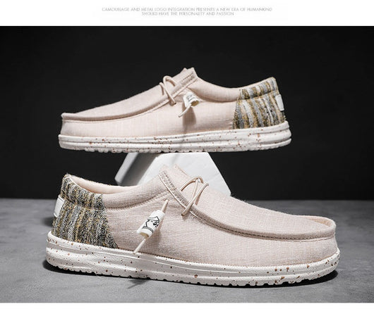Zapatos Casuales de Lona Transpirable con Diseño Patchwork para Hombre - Image 21