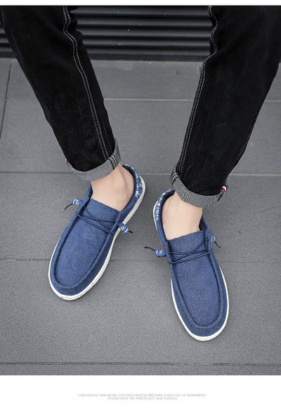 Zapatos Casuales de Lona Transpirable con Diseño Patchwork para Hombre - Image 24