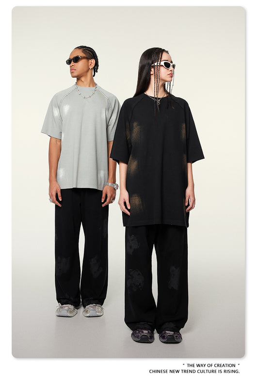Pantalones Casuales Juveniles Teñidos con Barro - Image 30