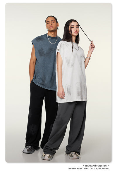 Pantalones Casuales Juveniles Teñidos con Barro - Image 37