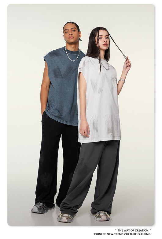 Pantalones Casuales Juveniles Teñidos con Barro - Image 37