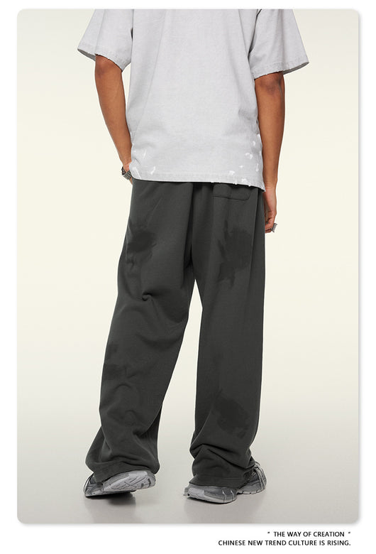 Pantalones Casuales Juveniles Teñidos con Barro - Image 40