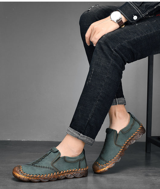 Zapatos Casuales Slip-on de Cuero Reforzado Premium - Image 46