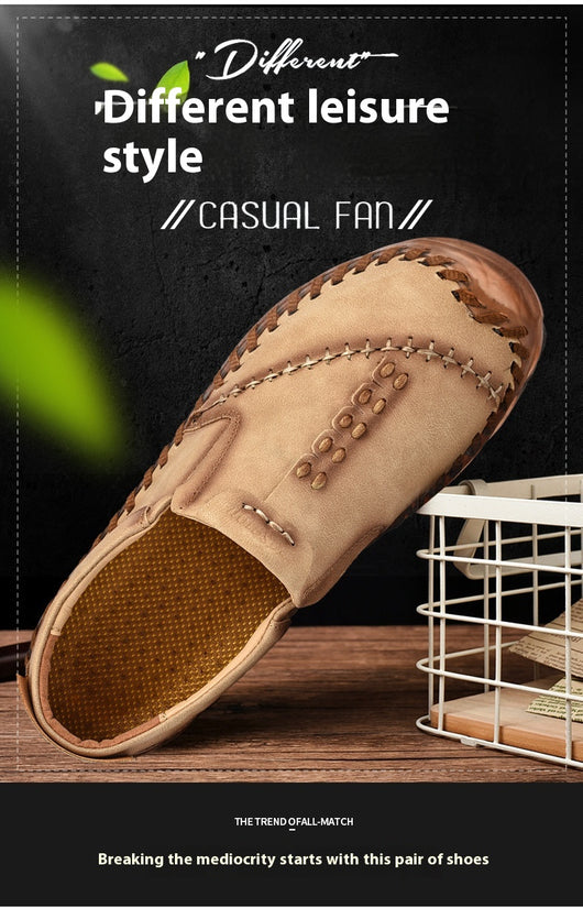 Zapatos Casuales Slip-on de Cuero Reforzado Premium - Image 48