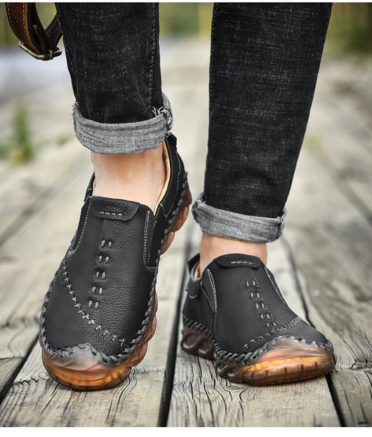 Zapatos Casuales Slip-on de Cuero Reforzado Premium - Image 62