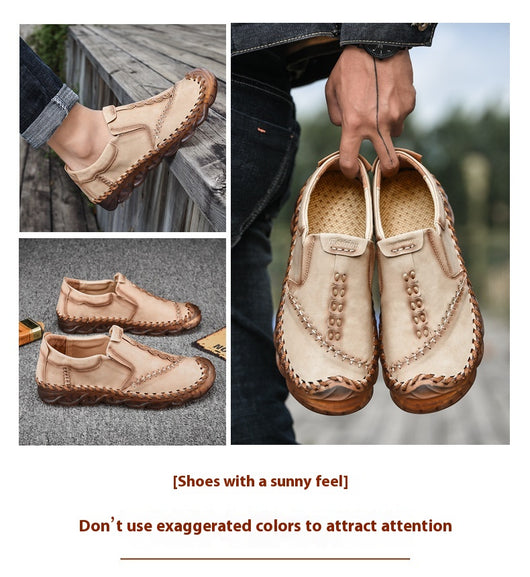 Zapatos Casuales Slip-on de Cuero Reforzado Premium - Image 67