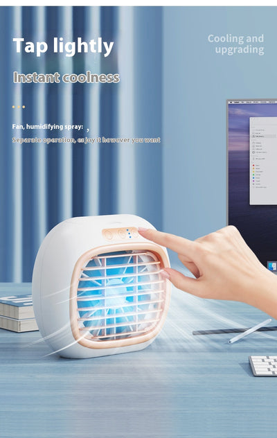 Ventilador Aire Acondicionado Portátil con Spray Refrescante - Image 8