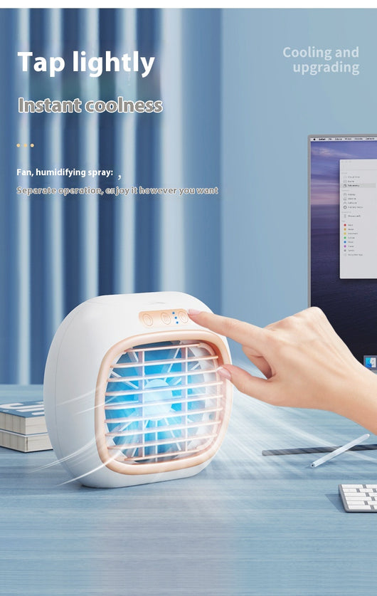 Ventilador Aire Acondicionado Portátil con Spray Refrescante - Image 8