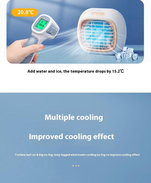 Ventilador Aire Acondicionado Portátil con Spray Refrescante - Image 12