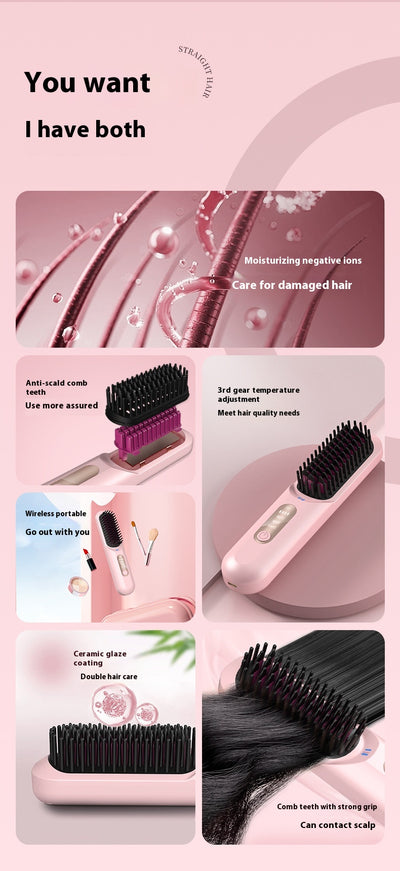 Peine Inalámbrico con Aniones - Cuidado Suave del Cabello - Image 16