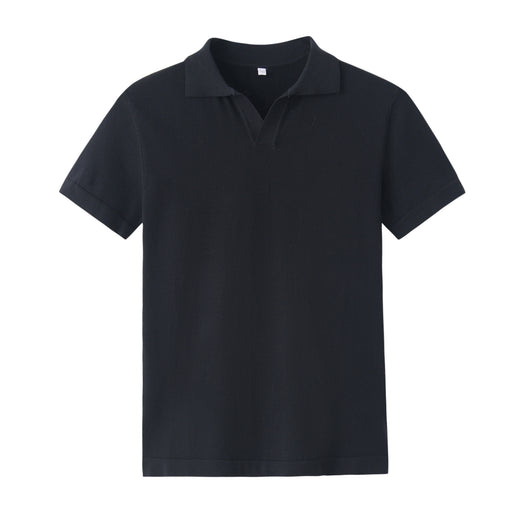 Polo Sin Botones de Punto Ligero Manga Corta para Hombre - Image 7