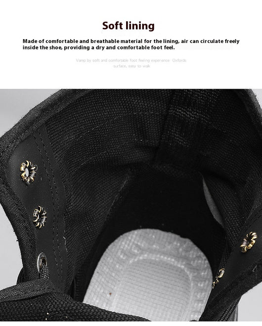 Botas de Trabajo Casual con Suela Gruesa - Estilo Motociclista Versátil para Hombre - Image 26