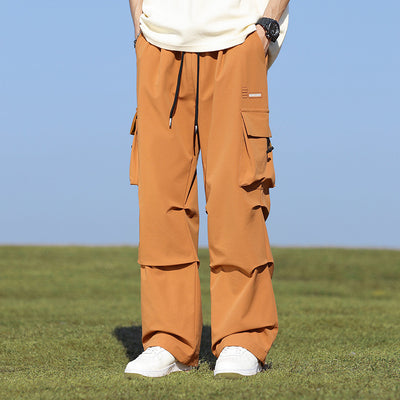 Pantalones Rectos Anchos Pu Shuai - Comodidad y Estilo Moderno - Image 12