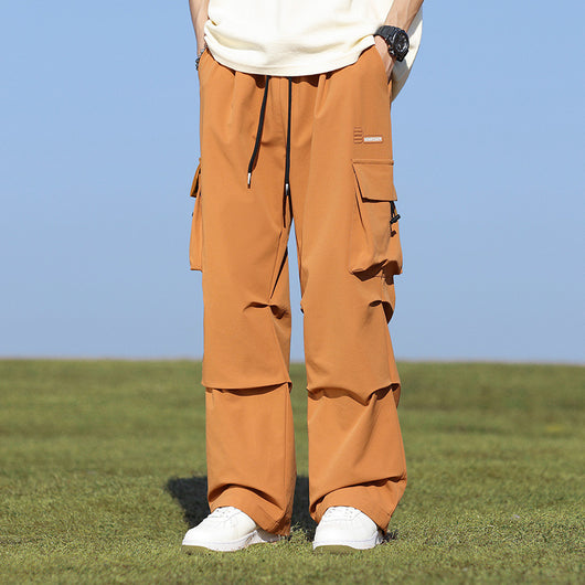 Pantalones Rectos Anchos Pu Shuai - Comodidad y Estilo Moderno - Image 12
