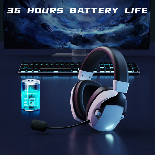 Auriculares Inalámbricos Bluetooth 24g con RGB y Micrófono Enchufable - Image 30