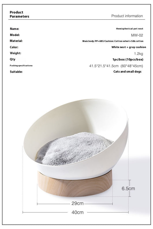 Cama Gato Abierta con Base Diseño Madera Plástica - Image 22