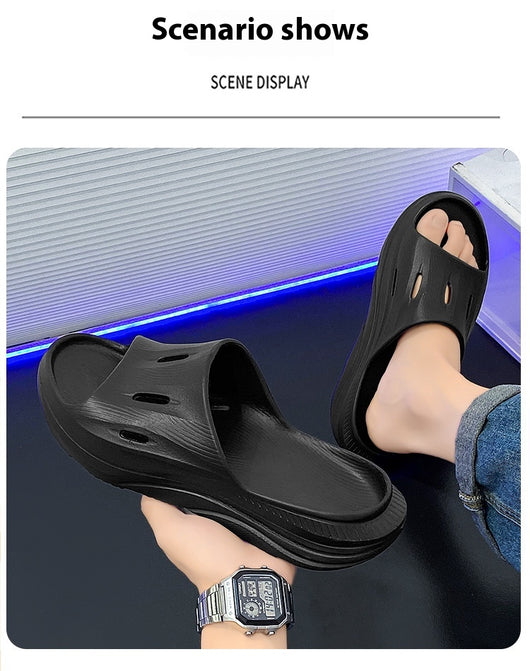 Sandalias de Playa Resistentes con Correa Única - Comodidad Casual para Andar en Casa - Image 11