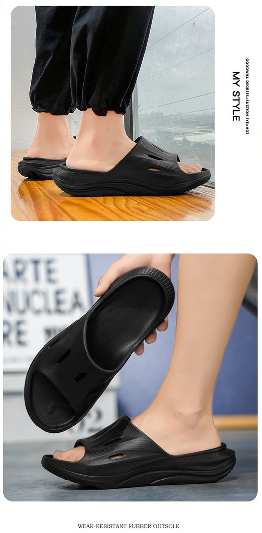 Sandalias de Playa Resistentes con Correa Única - Comodidad Casual para Andar en Casa - Image 12
