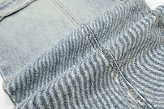 Overol Denim Punk para Hombre - Diseño Costura Reforzada - Image 23