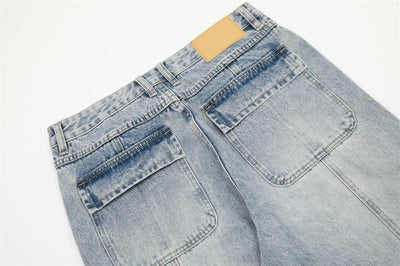 Overol Denim Punk para Hombre - Diseño Costura Reforzada - Image 25