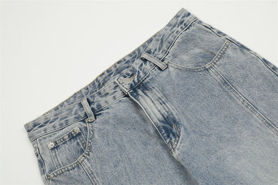 Overol Denim Punk para Hombre - Diseño Costura Reforzada - Image 26