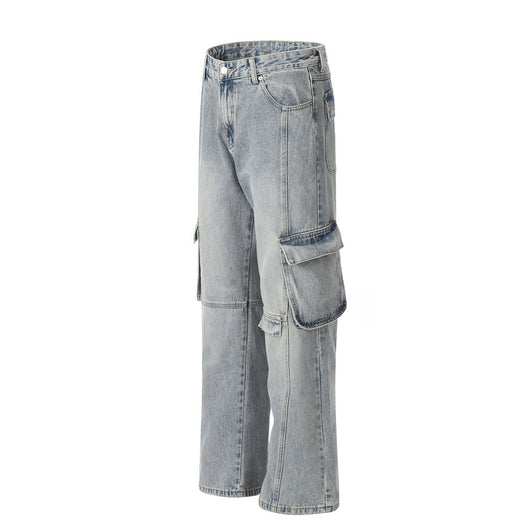 Overol Denim Punk para Hombre - Diseño Costura Reforzada - Image 29