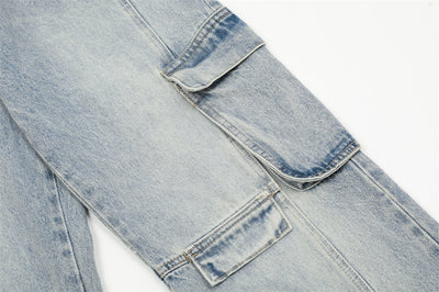 Overol Denim Punk para Hombre - Diseño Costura Reforzada - Image 34