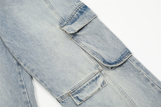 Overol Denim Punk para Hombre - Diseño Costura Reforzada - Image 34