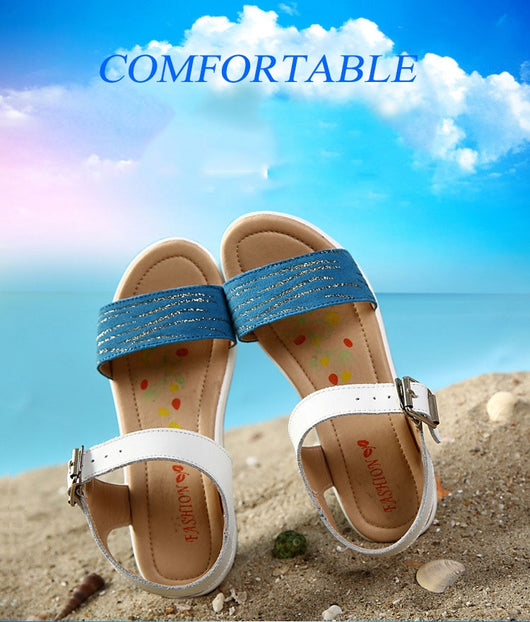 Sandalias de Cuero con Tacón Plano Cómodo - Image 10