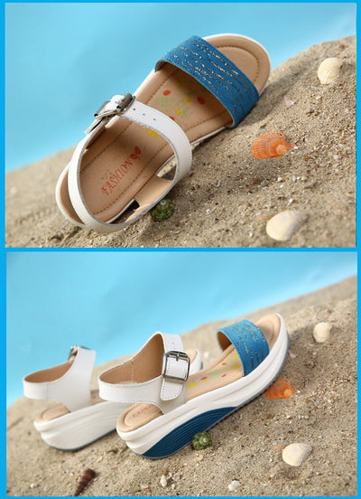 Sandalias de Cuero con Tacón Plano Cómodo - Image 13