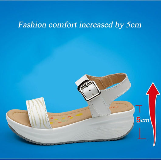 Sandalias de Cuero con Tacón Plano Cómodo - Image 16