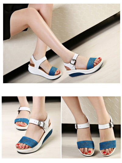 Sandalias de Cuero con Tacón Plano Cómodo - Image 20