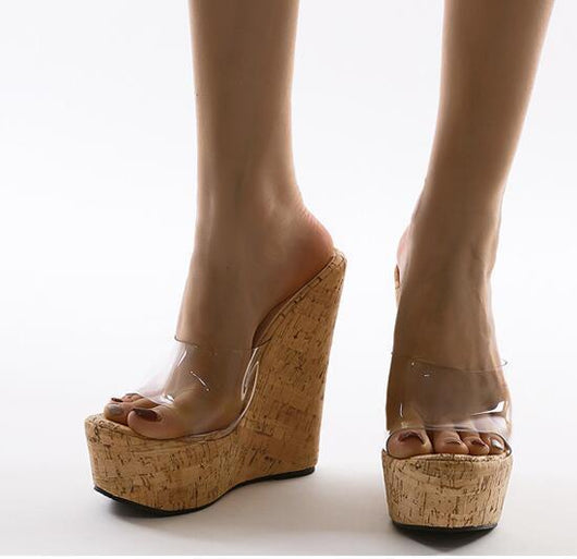 Sandalias de Tacón Alto Transparentes para Mujer - Image 5