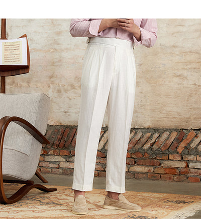 Pantalón Recto de Talle Alto en Tencel Algodón - Cómodo y Transpirable - Image 30