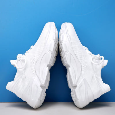 Zapatos Deportivos Flyknit Transpirables - Suela Suave y Ligera para Adultos Mayores - Image 19