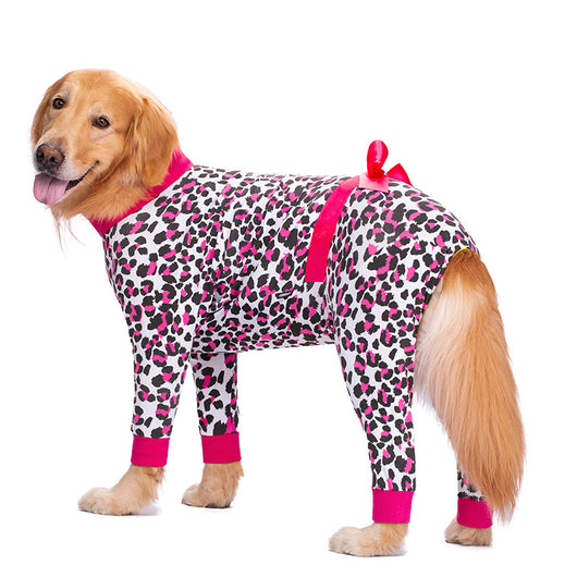Pijama Antipeluche para Perros Grandes con Decoración de Moño - Image 22