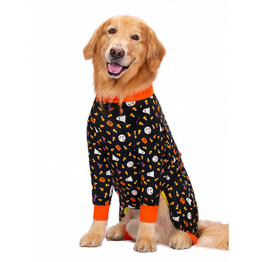 Pijama Antipeluche para Perros Grandes con Decoración de Moño - Image 23