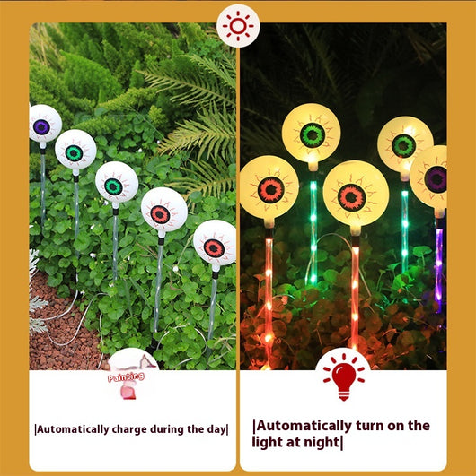 Lámpara Solar Decorativa Ojo de Halloween para Jardín - Image 10