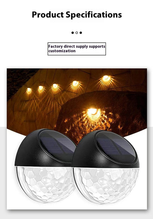 Lámpara Solar de Pared para Jardín - Luz Ambiental Impermeable para Terraza y Villa - Image 19