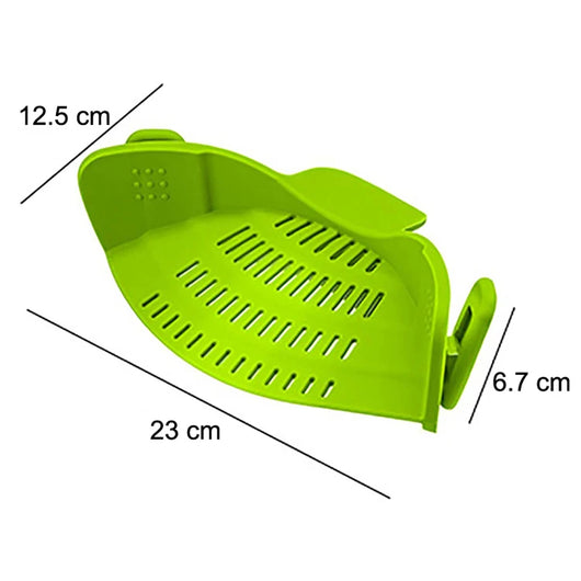 Colador Silicona Clip Universal - Escurridor Multiuso para Ollas y Sartenes - Image 16