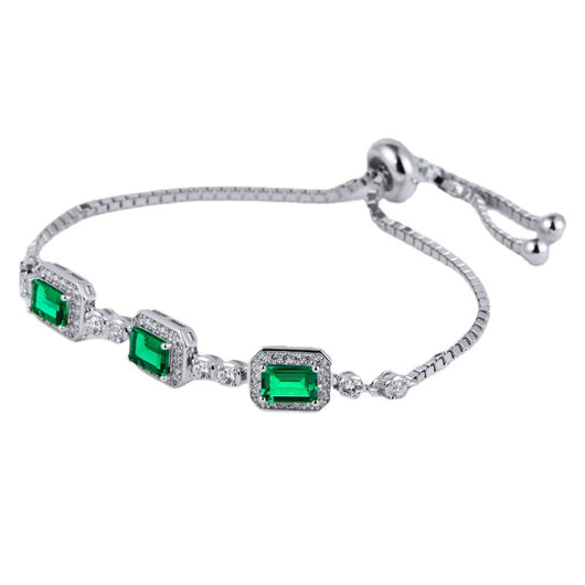 Pulsera de Plata S925 con Esmeralda - Diseño Elegante para Mujer - Image 8