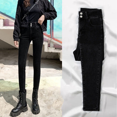 Pantalones Ajustados Negros Largos Skinny Tide - Image 13
