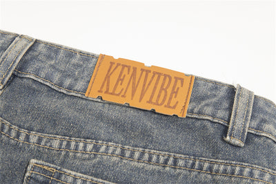 Jeans Rotos Plisados Irregular Unisex - Image 35