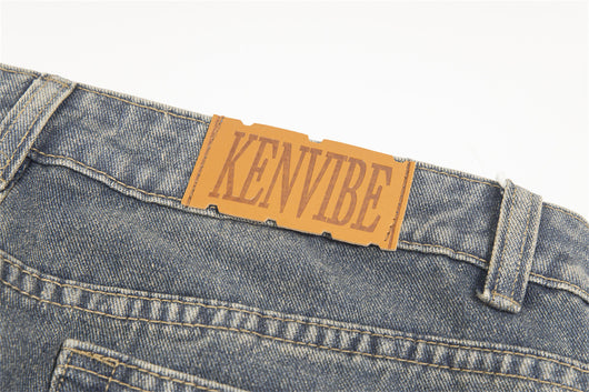 Jeans Rotos Plisados Irregular Unisex - Image 35