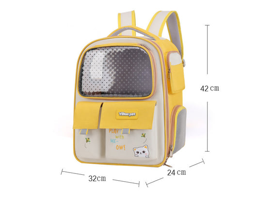 Bolsa de Transporte Felino Capacidad Grande con Ventilación Respirable - Image 16