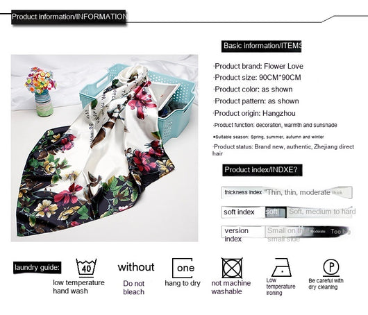 Pañuelo Vintage Estampado para Mujer - Accesorio Profesional Versátil - Image 78